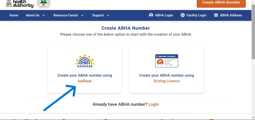 New ABHA Card Registration 2024