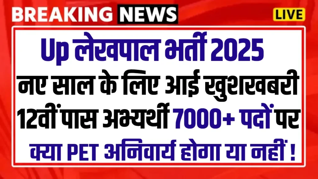 UP Lekhpal Bharti 2025