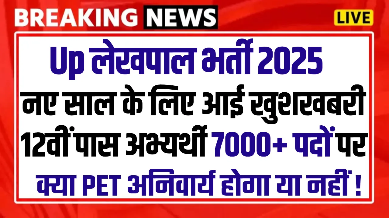 UP Lekhpal Bharti 2025