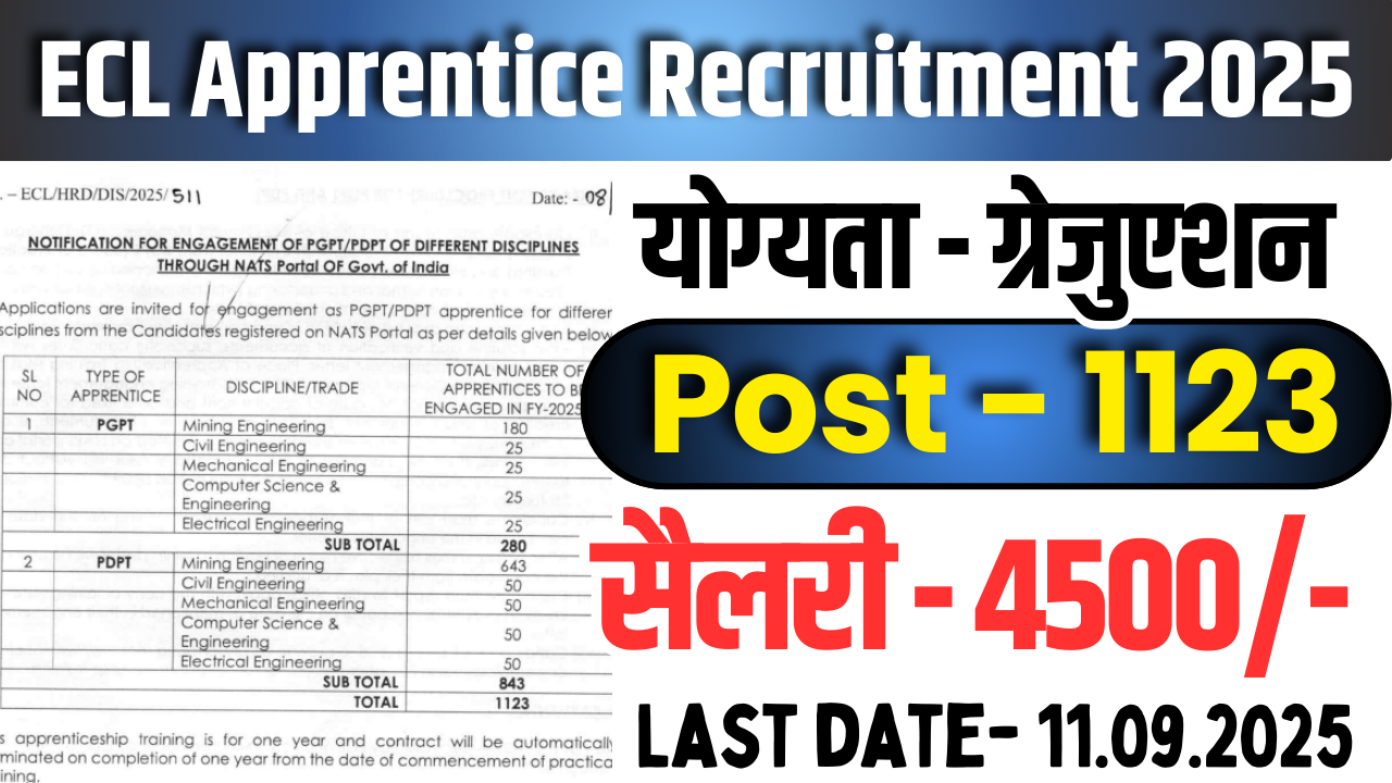 ECL Apprentice Recruitment 2025