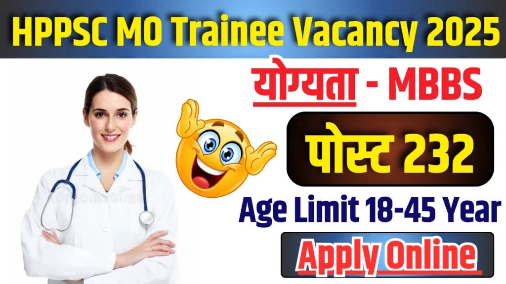 HPPSC MO Job Trainee Vacancy 2025
