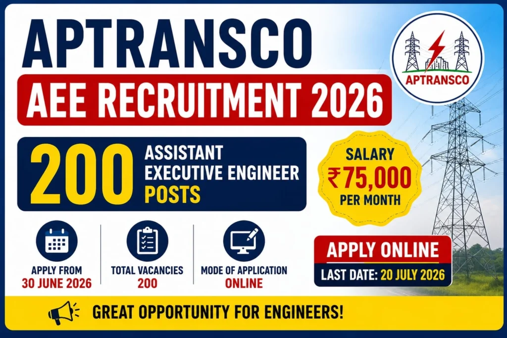 APTRANSCO AEE Vacancy 2026