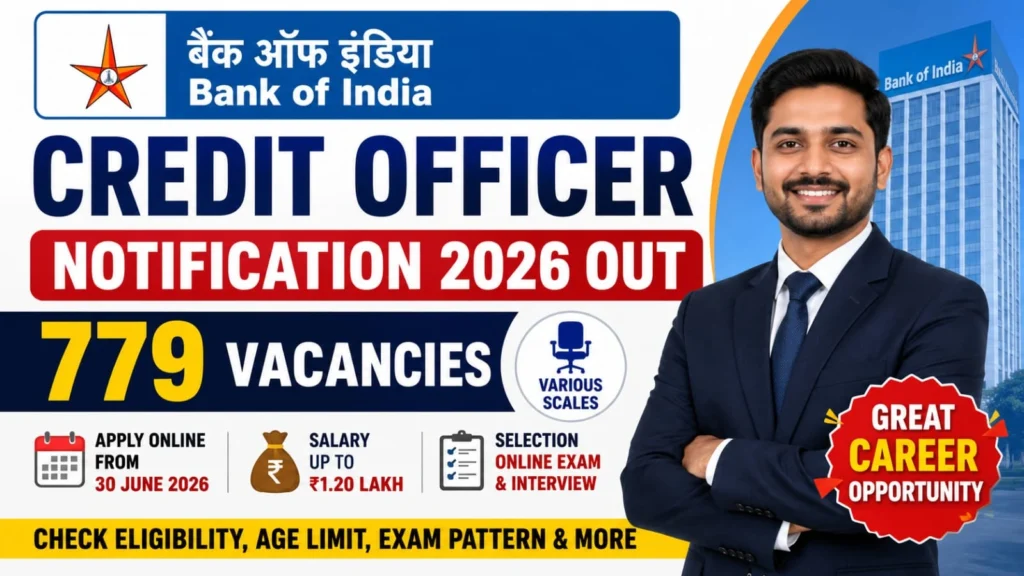 BOI Credit Officer Vacancy 2026
