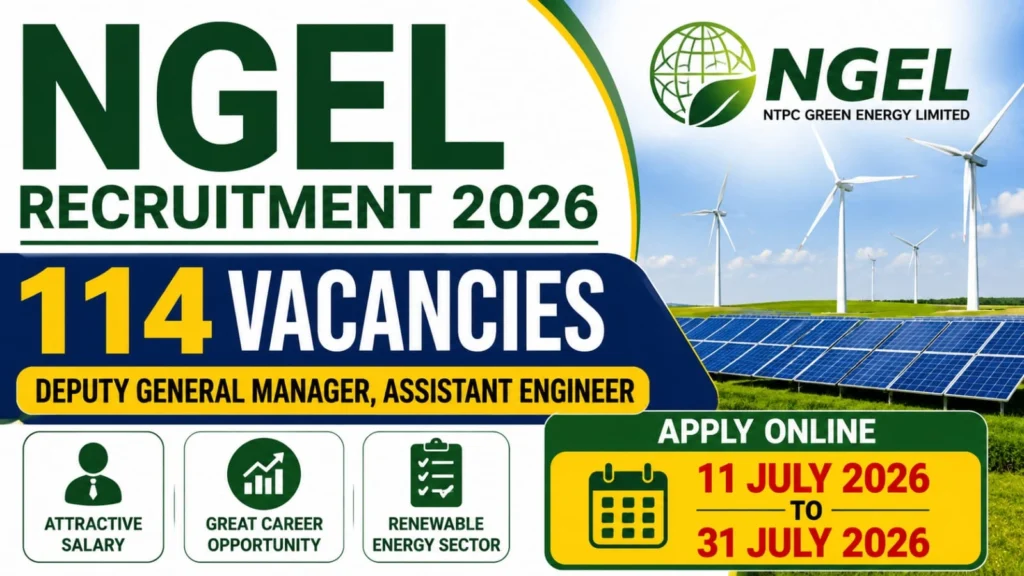 NTPC Green Energy Vacancy 2026