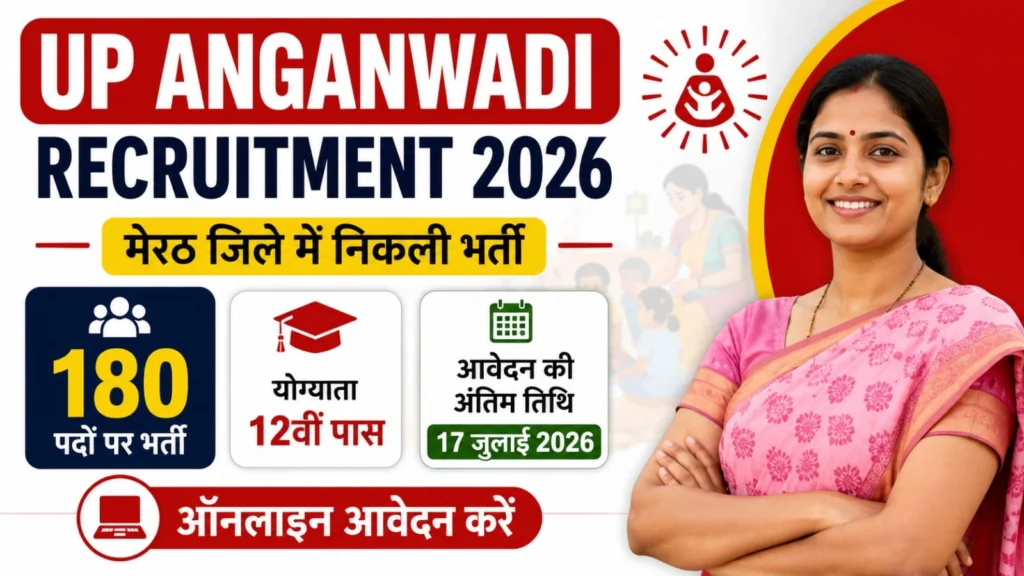 UP Meerut Anganwadi Vacancy 2026