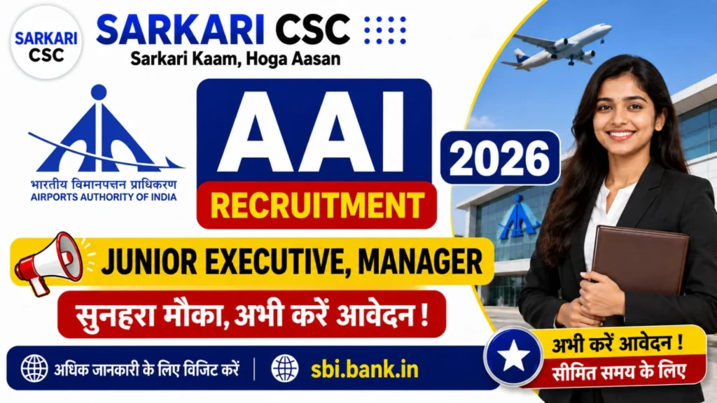 AAI Manager & Junior Executive Vacancy 2026