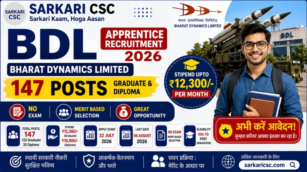 BDL Apprentice Vacancy 2026