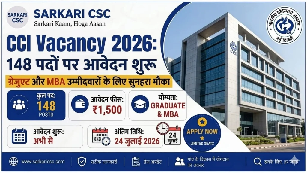 CCI Vacancy 2026