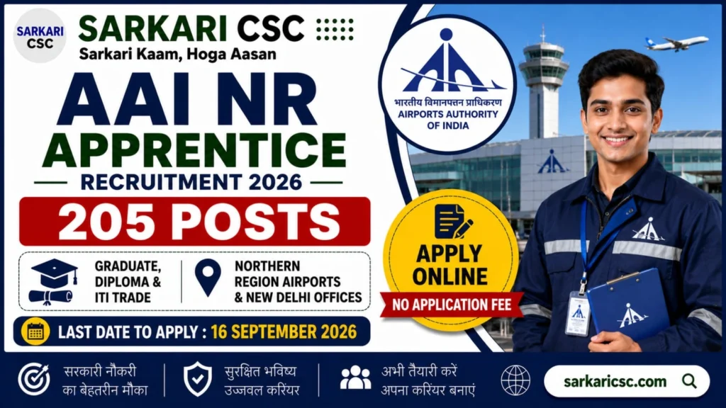 AAI NR Apprentice Vacancy 2026