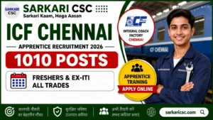 ICF Chennai Apprentice Vacancy 2026